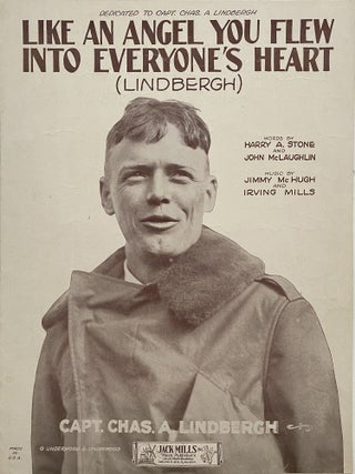 Item #1006 To Capt. Charles A. Lindbergh. Like An Angel You Flew Into Everyone's Heart...