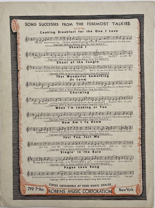 The Moon Is Low; Featured in Metro-Goldwyn-Mayer's Production "Montana Moon"
