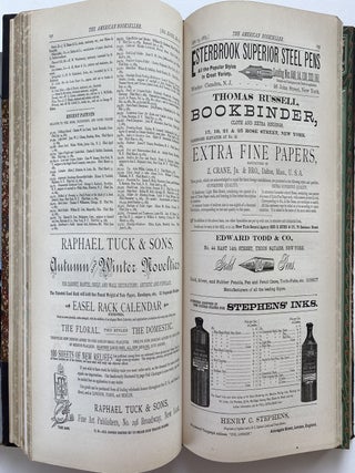 The American Bookseller, A Semi-Monthly Journal Published in the Interests of Newsdealers, Booksellers, and Stationers. Vol. XVIII., New Series. July-December, 1885