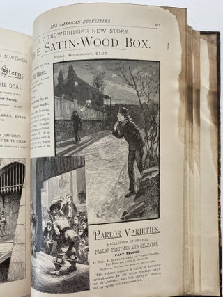 The American Bookseller, A Semi-Monthly Journal Published in the Interests of Newsdealers, Booksellers, and Stationers. Vol. XVIII., New Series. July-December, 1885