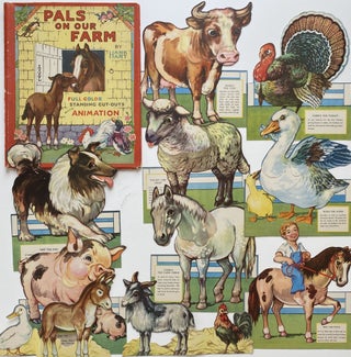Item #1029 Pals on Our Farm, Full Color Standing Cut-Outs with Animation, Educational. Hank HART