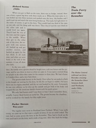 How We Got There From Here, Remembering the Days of Steamers, Trolleys & Model Ts in Maine
