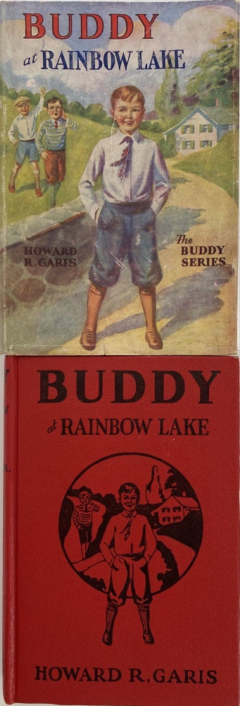 Item #1048 Buddy at Rainbow Lake, or A Boy and His Boat; Dust jacket title: Buddy at Rainbow Lake. The Buddy Series. Howard R. GARIS.