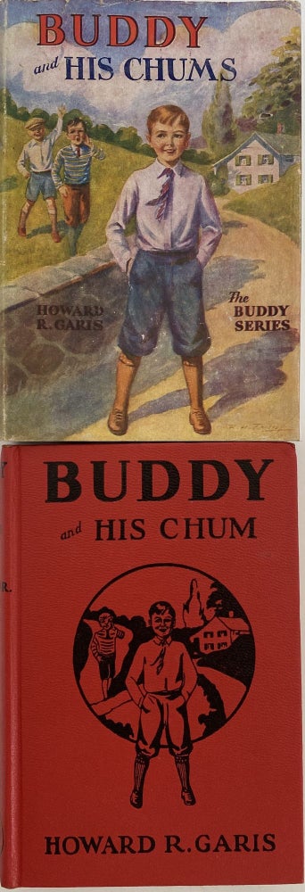Item #1053 Buddy and His Chum, or a Boy’s Queer Search; Dust jacket title: Buddy on Floating Island. The Buddy Series. Howard R. GARIS.