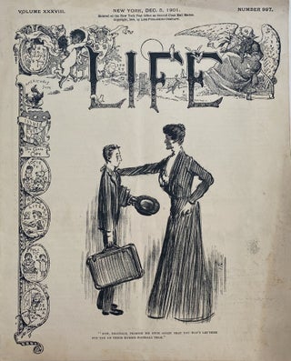 Item #1114 Life, New York, Dec. 5, 1901. Volume XXXVIII, Number 997