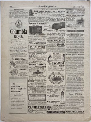 Scientific American, New York, July 27, 1895., Volume LXXII,, No. 4.