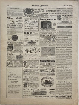 Scientific American, New York, May 21, 1895., Volume LXXII,, No. 4.