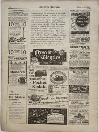 Scientific American, New York, March 21, 1896., Volume LXXIV,, No. 12.