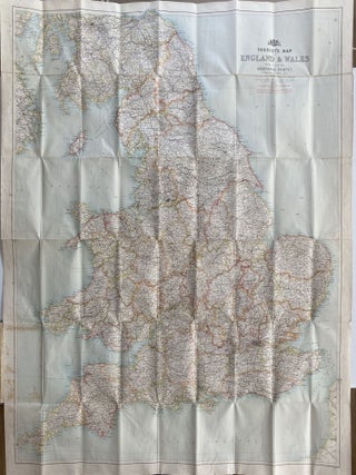 Tourist’s Map of England & Wales from the Ordnance Survey; Cover title: Philips' Cyclist's Map of England & Wales, by J. Bartholomew FRGS