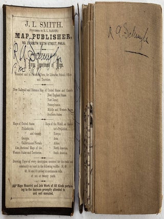 Colton’s New Township Railroad Map of Pennsylvania and New Jersey; Cover title: Anderson’s Rail Road Map of Pennsylvania Published by J.S. Smith, Phila.