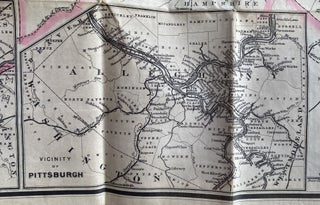 Colton’s New Township Railroad Map of Pennsylvania and New Jersey; Cover title: Anderson’s Rail Road Map of Pennsylvania Published by J.S. Smith, Phila.