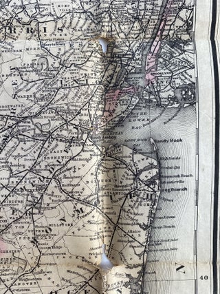 Colton’s New Township Railroad Map of Pennsylvania and New Jersey; Cover title: Anderson’s Rail Road Map of Pennsylvania Published by J.S. Smith, Phila.