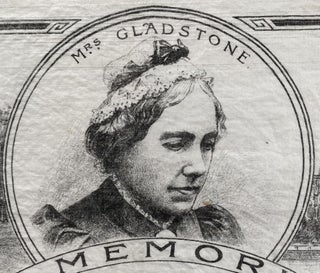 [HISTORICAL TEXTILE] In Memoriam The Right Honourable William Ewart Gladstone