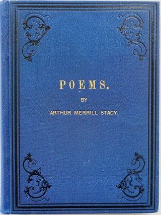 Item #1204 The Miser's Dream and Other Poems. Arthur Merrill STACY