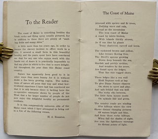 The Coast of Maine and Other Verse, with Illustrations by the Author