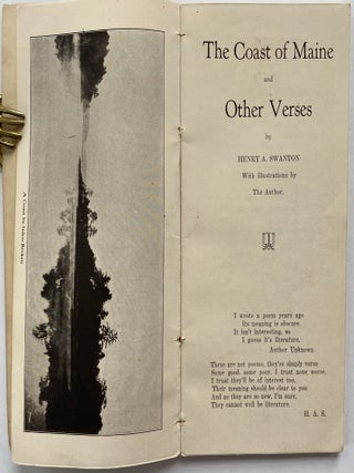 The Coast of Maine and Other Verse, with Illustrations by the Author