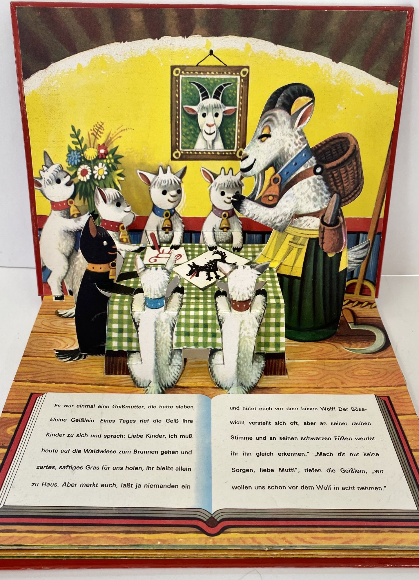 Der Wolf und die sieben Geißlein ポップアップ Der Wolf und die sieben Geißlein; English translation: The Wolf