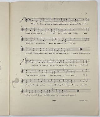 Texas Centennial Edition, The Yellow Rose of Texas Song & Chorus, Composed and Arranged Expressly for Charles H. Brown, by J.K., New York: Firth, Pond & Co., 547 Broadway, 1858