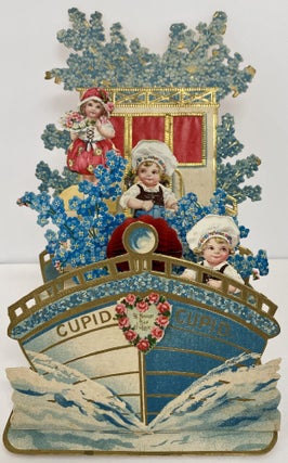 Item #1253 [Victorian Cupid-Ship Valentine