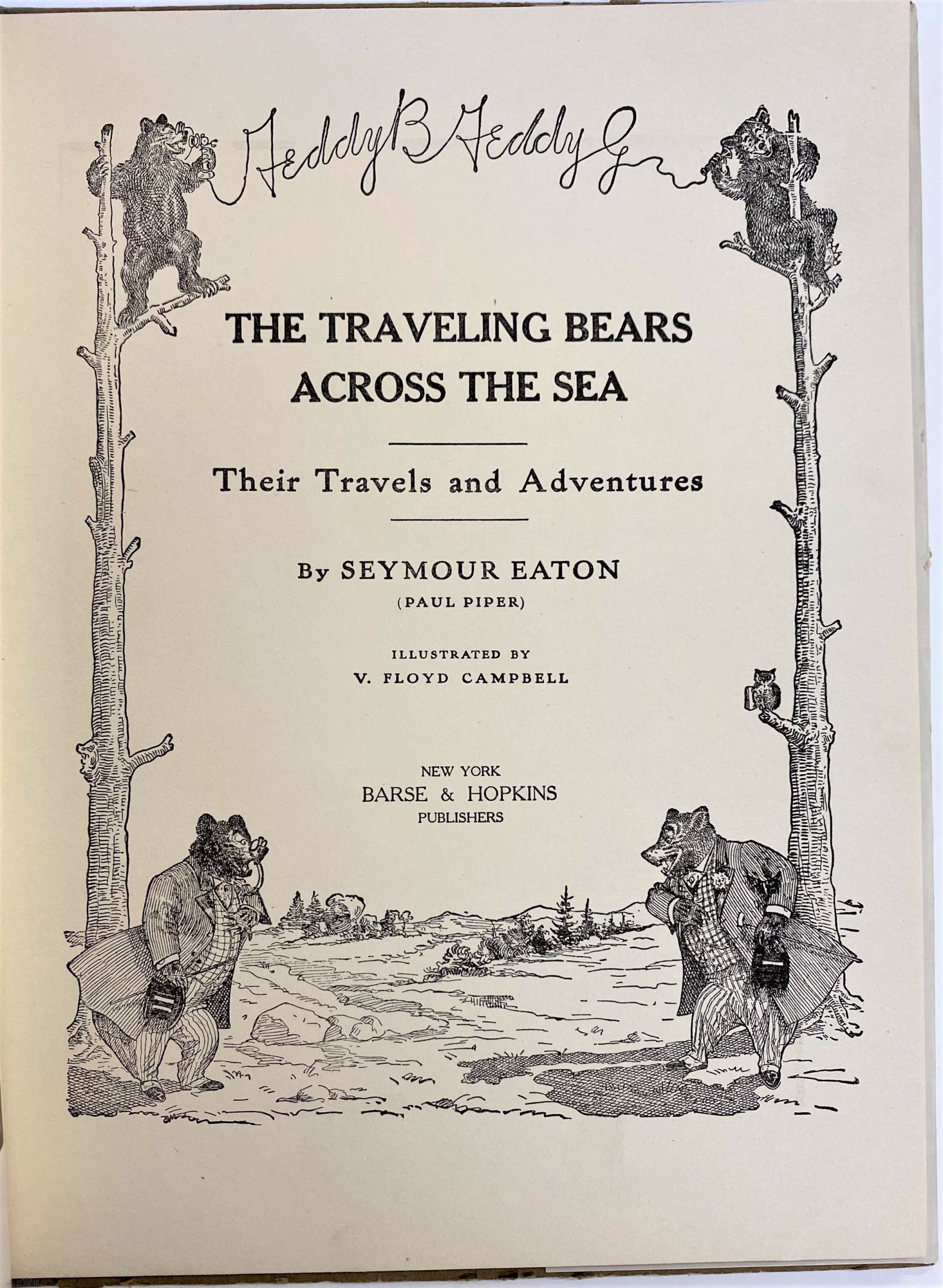 The Traveling Bears Across the Sea, Their Travels and Adventures