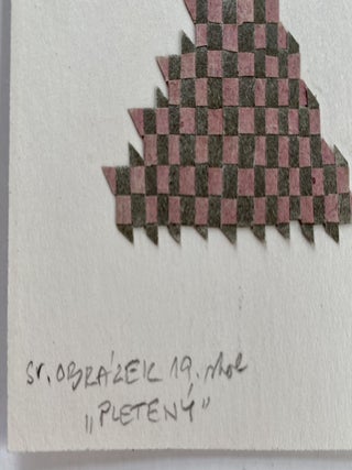 Czech Paper Weaving Craft of a Christian Cross