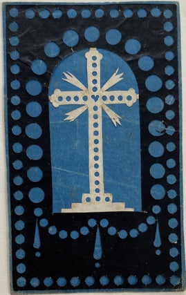 Czech Paper Punch Craft of a Christian Cross