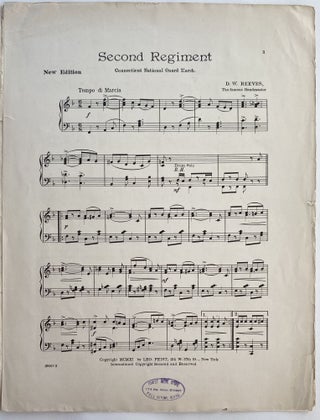 Second Regiment, Connecticut National Guard March; Cover title: To the Officers and Members of the Connecticut National Guard 2nd Regiment March—Two Step