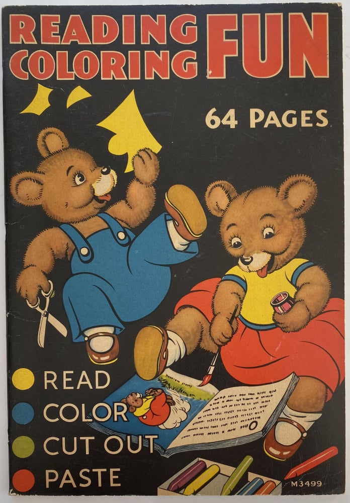 Item #1325 Reading Coloring Fun for Children from 5 to 7 years old; Cover title: Reading Coloring Fun 64 Pages, Read Color Cut Out Paste, M3499. Maud C. STUBBINGS, Genevieve Byrnes WATTS.