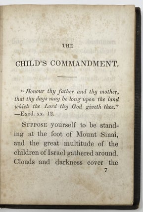 The Child’s Commandment, and the Child’s Promise.