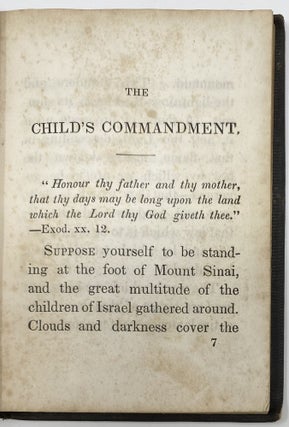 The Child’s Commandment, and the Child’s Promise.