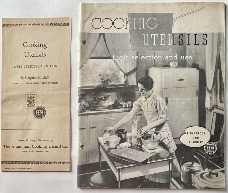 Item #1385 Cooking Utensils, their selection and use, A Handbook for Teachers. Margaret MITCHELL.