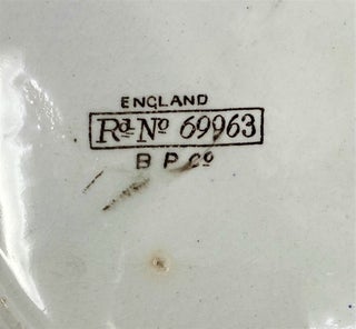 Five (5) Robinson Crusoe Alphabet Staffordshire transfer china plates