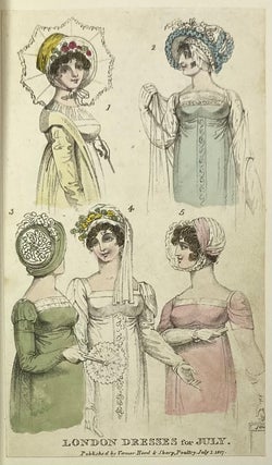 Coloured Plates of the Latest Fashions, London & Paris