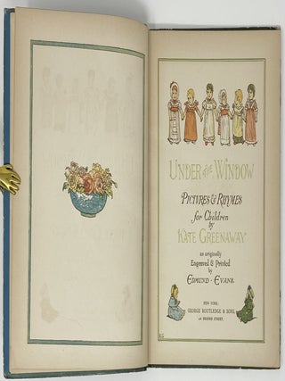Under the Window, Pictures and Rhymes for Children, as originally Engraved and Printed by Edmund Evans