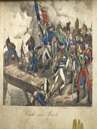 Geschichte napoléon’s von der Wiege bis zum Grabe. Für alle Volker deutschen Sinnes und deutscher Zunge in Wort und Bild. Bearbeitet nach den auerkannt besten Quellen der deutschen und französischen.; nglish: Napoleon’s History from the Cradle to the Grave. For all people of German mind and German language in words and pictures.