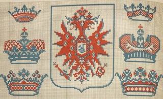 Item #1459 Alphabet de la Brodeuse, Lettres Chiffres, Monogrammes et Ornements a points comptes...