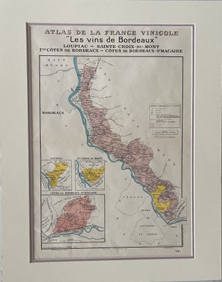 Item #1485 Atlas de la France Vinicole. “Les vins de Bordeaux” : Loupiac,...
