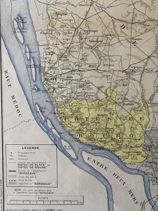 Atlas de la France Vinicole. “Les vins de Bordeaux, Blayais, Côtes de Blaye, Bourgeais, Côtes de Bourg.; English: The Atlas of France Winemaking. “The wines of Bordeaux” : Blayais, Côtes de Blaye, Bourgeais, Côtes de Bourg.
