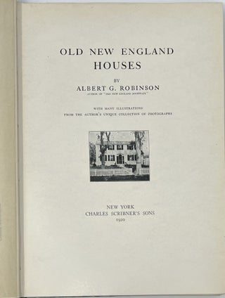 Old New England Houses