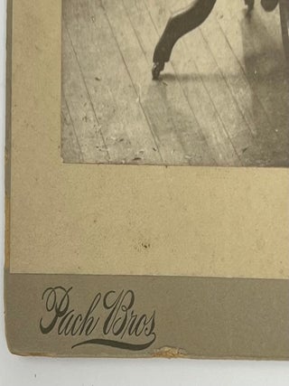 Carte-de-Viste of the American Artist and Illustrator Charles Dana Gibson at his easel,