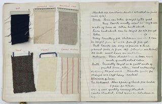 Needlework Notes, Dated from Sept. 4, 1918 through Nov. 11, 1920