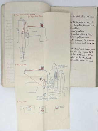 Needlework Notes, Dated from Sept. 4, 1918 through Nov. 11, 1920