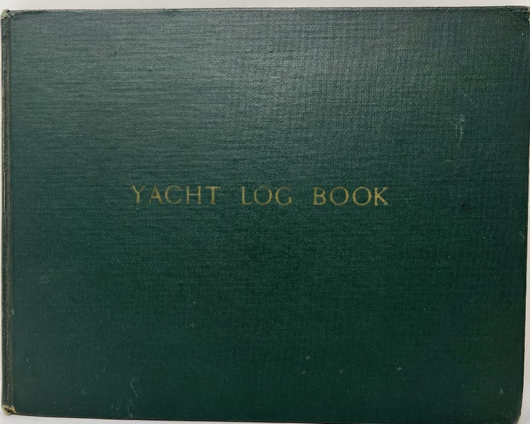 Item #1574 Yacht Log Book of EAG & HBG 1943-4-5-6-7, 48, 49. Yachts Porgy, May Mischief (twice), Sea Witch, Albacore, Blackbird, Snowflake (4) , Last Cruise of the Shanghai. Owners Guthries, 169 East 70 Street, New York City 21, New York. E. A. GUTHRIES, H B.