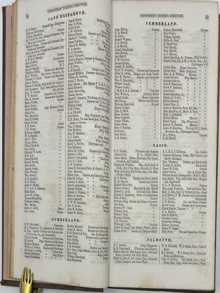A Business Directory of the Subscribers to the New Map of Maine, with a Brief History and Description of the State, Prepared by William Willis; also, Valuable Statistics and Advertisements.