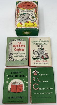 Christmas Nutshell Library: Angels & Berries & Candy Canes, A Firefly in a Fir Tree, The Night Before Christmas by Clement C. Moore, and A Christmas Stocking Story