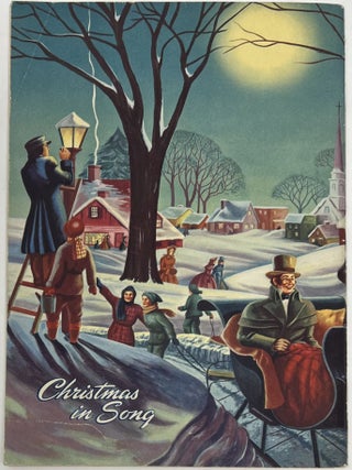 Christmas in Song, A Treasury of Traditional Songs, Favorite Hymns, and Choice Carols, from All Ages and from Many Lands, Selected for Your Singing Christmas, Compiled and Arranged for Mixed Voices (S.A.T.B.) Unisonal Singing by Theo. Preuss, Price 35 cents