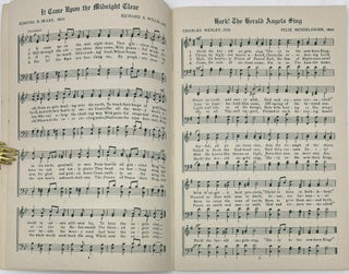 Christmas in Song, A Treasury of Traditional Songs, Favorite Hymns, and Choice Carols, from All Ages and from Many Lands, Selected for Your Singing Christmas, Compiled and Arranged for Mixed Voices (S.A.T.B.) Unisonal Singing by Theo. Preuss, Price 35 cents