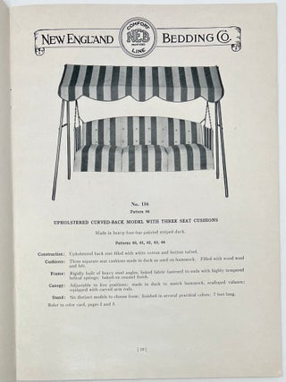 Eighteenth Annual Couch Hammock Catalog 1927, New England Bedding Co., Inc.