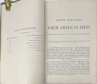 Egg Check List and Key to the Nests and Eggs of North American Birds, Second Edition Revised and Enlarged with Seven Full-Page Engravings