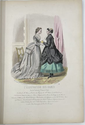 A Bound Collection of French Fashion Plates: L’Illustrateur des Dames, Rue du Fauborg St. Honore,3 Paris
